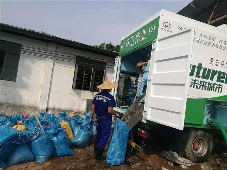 通河工业污泥压干处理
